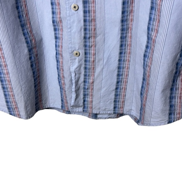 Tommy Bahama men XL shirt,cotton 77,silk (23) long sleeve,checkered,striped - Picture 14 of 16